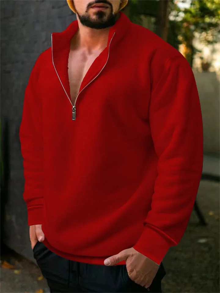 Comfort Fleece Quarter-zip Sweatshirt for Men