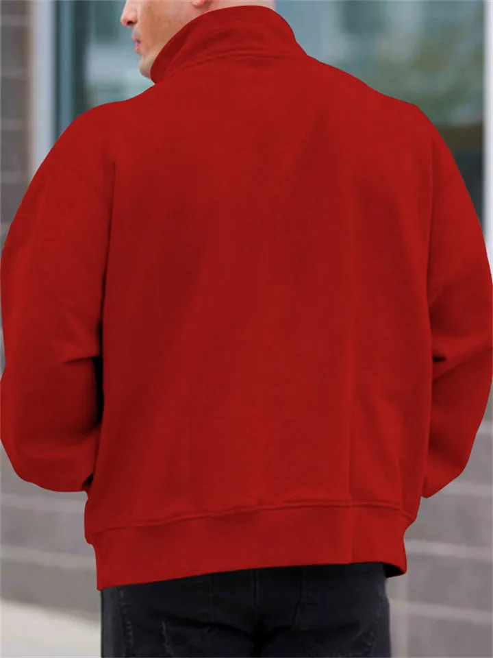 Comfort Fleece Quarter-zip Sweatshirt for Men