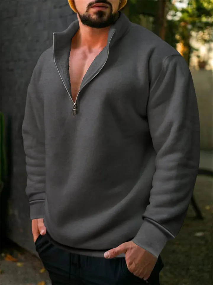Comfort Fleece Quarter-zip Sweatshirt for Men