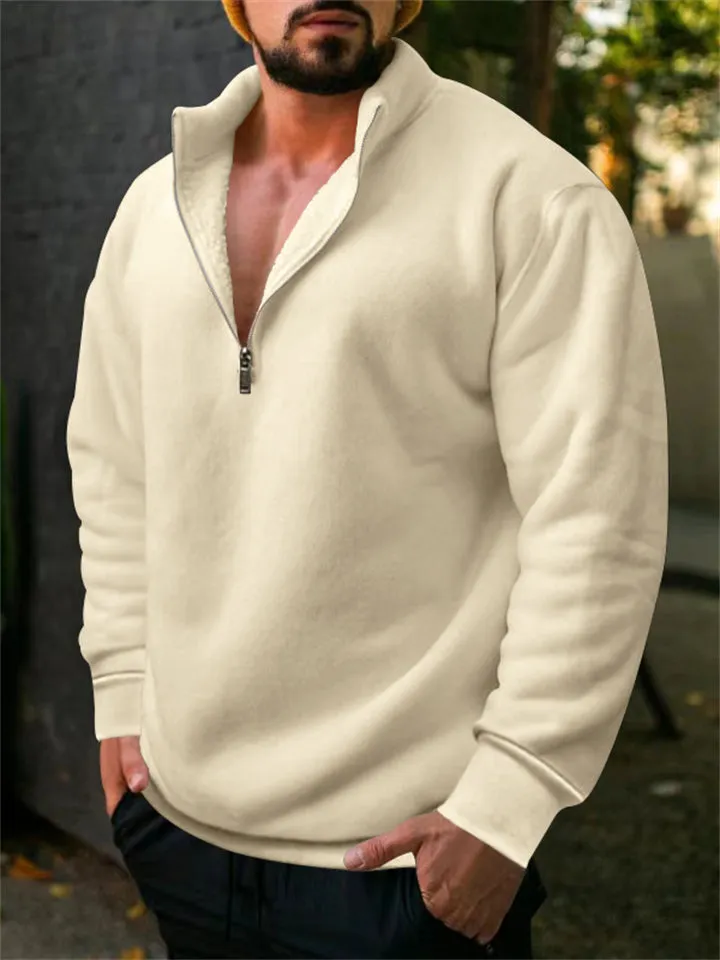 Comfort Fleece Quarter-zip Sweatshirt for Men