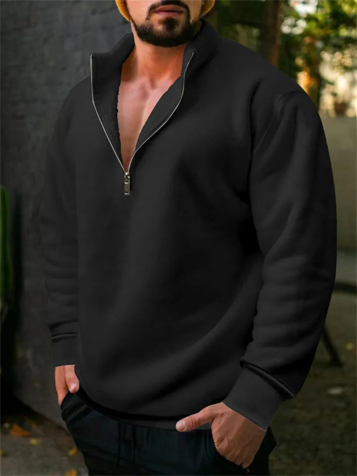 Comfort Fleece Quarter-zip Sweatshirt for Men