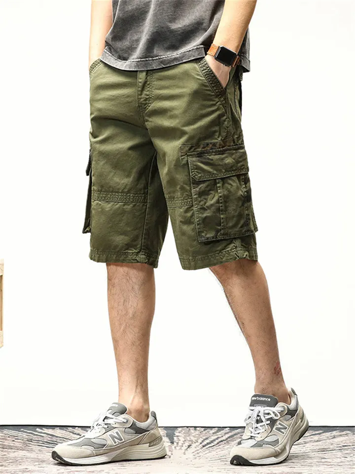 Comfort Wear-resistant Men's Korean Style Cargo Shorts
