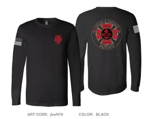 Crash and Salvage Squad Comfort Men's Cotton LS Tee - jkwR76