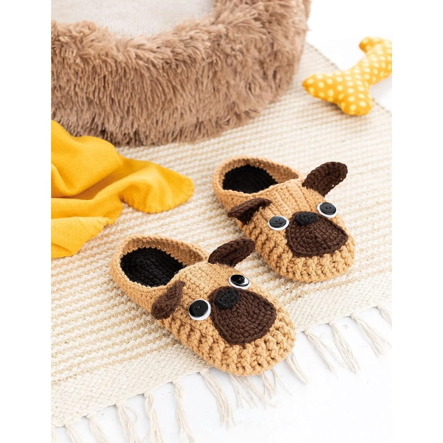 Crochet Animal Slippers: 60 fun and easy patterns for all the family: 2 by Ira Rott (Author)