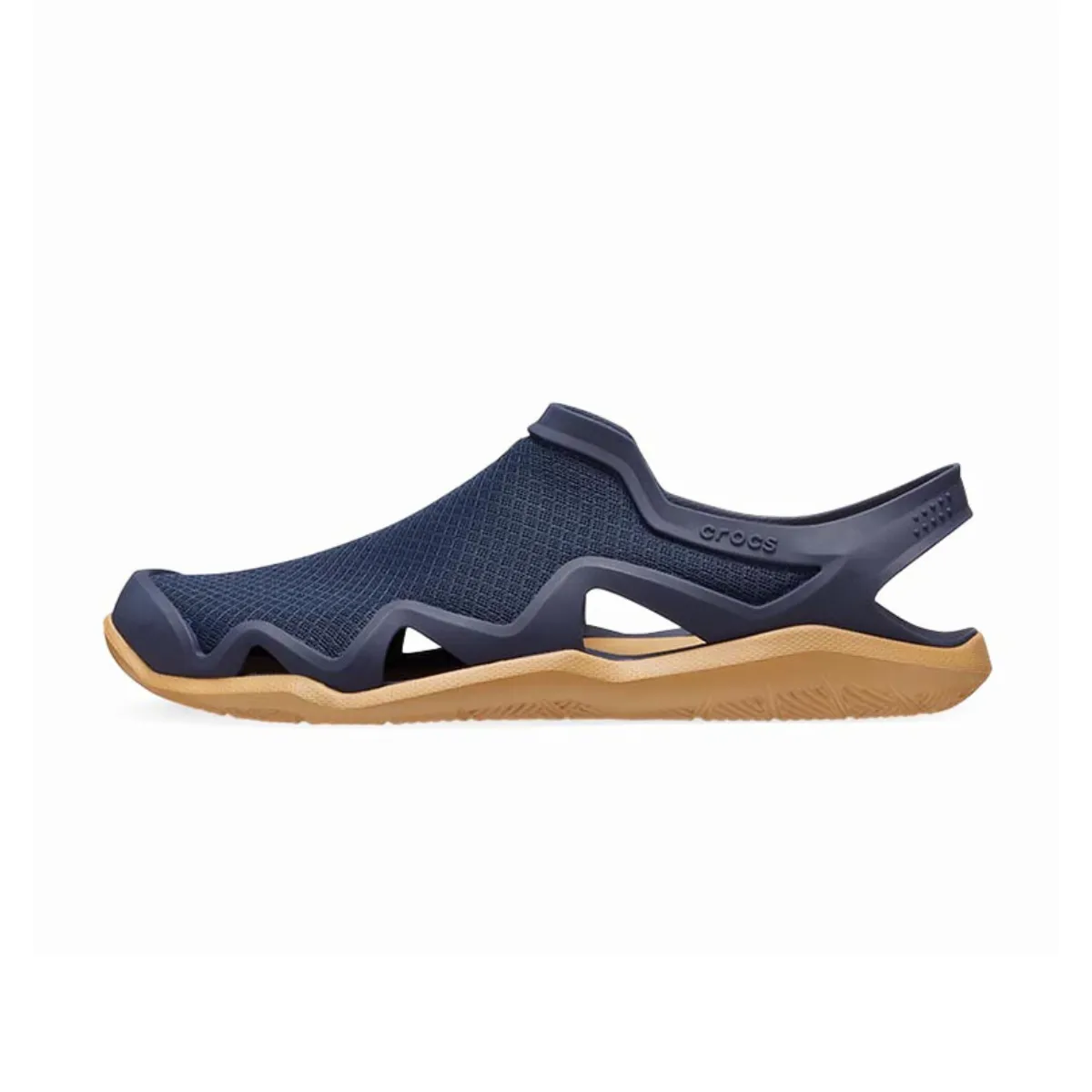 Crocs Swiftwater Mesh Wave Round Toe Sandals - NVYTAN