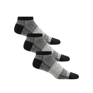 Darn Tough Mens No Show Lightweight Running Sock 3-Pack