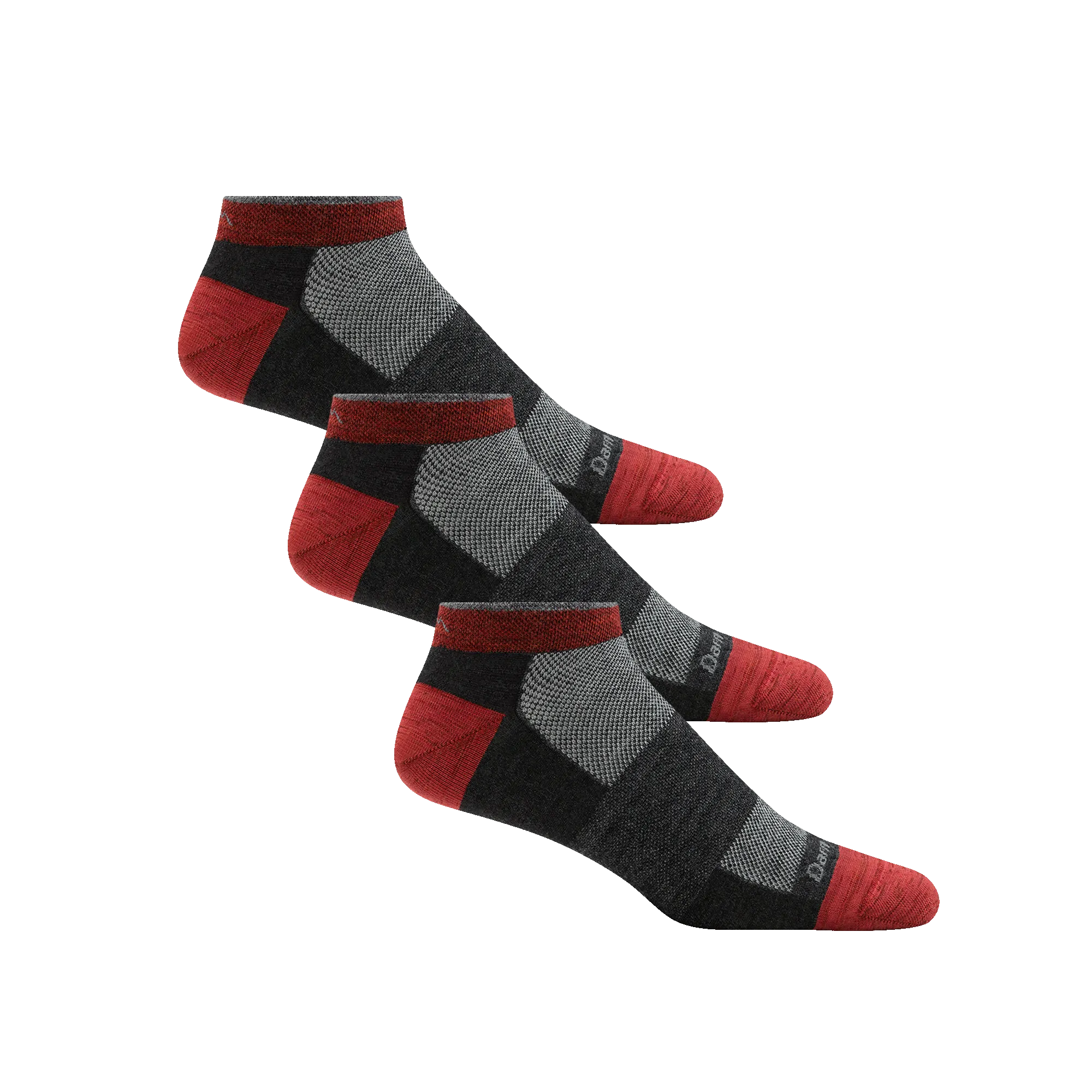Darn Tough Mens No Show Lightweight Running Sock 3-Pack