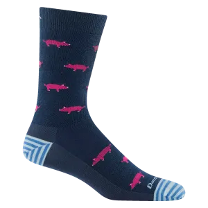 Darn Tough Mens Truffle Hog Crew Lightweight Lifestyle Socks