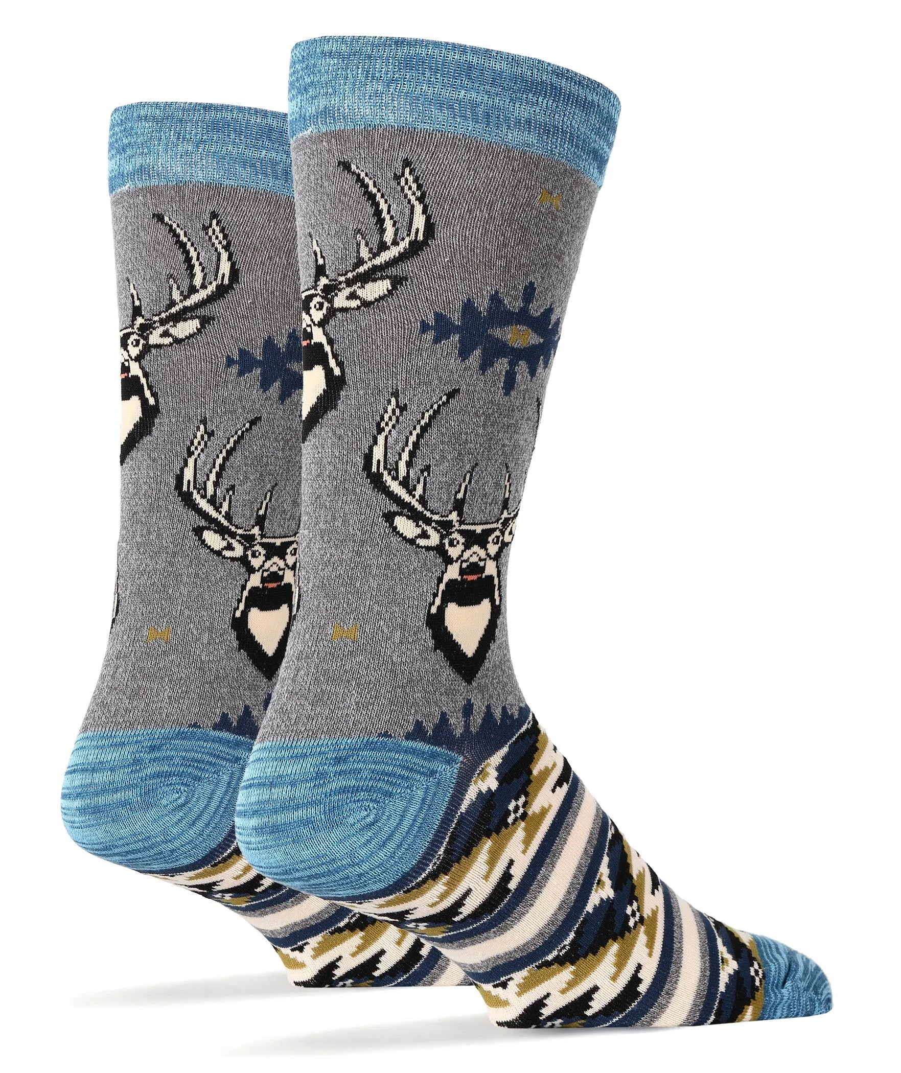 Deer Grace | Men's Premium Cotton Crew Socks Oooh Yeah sock