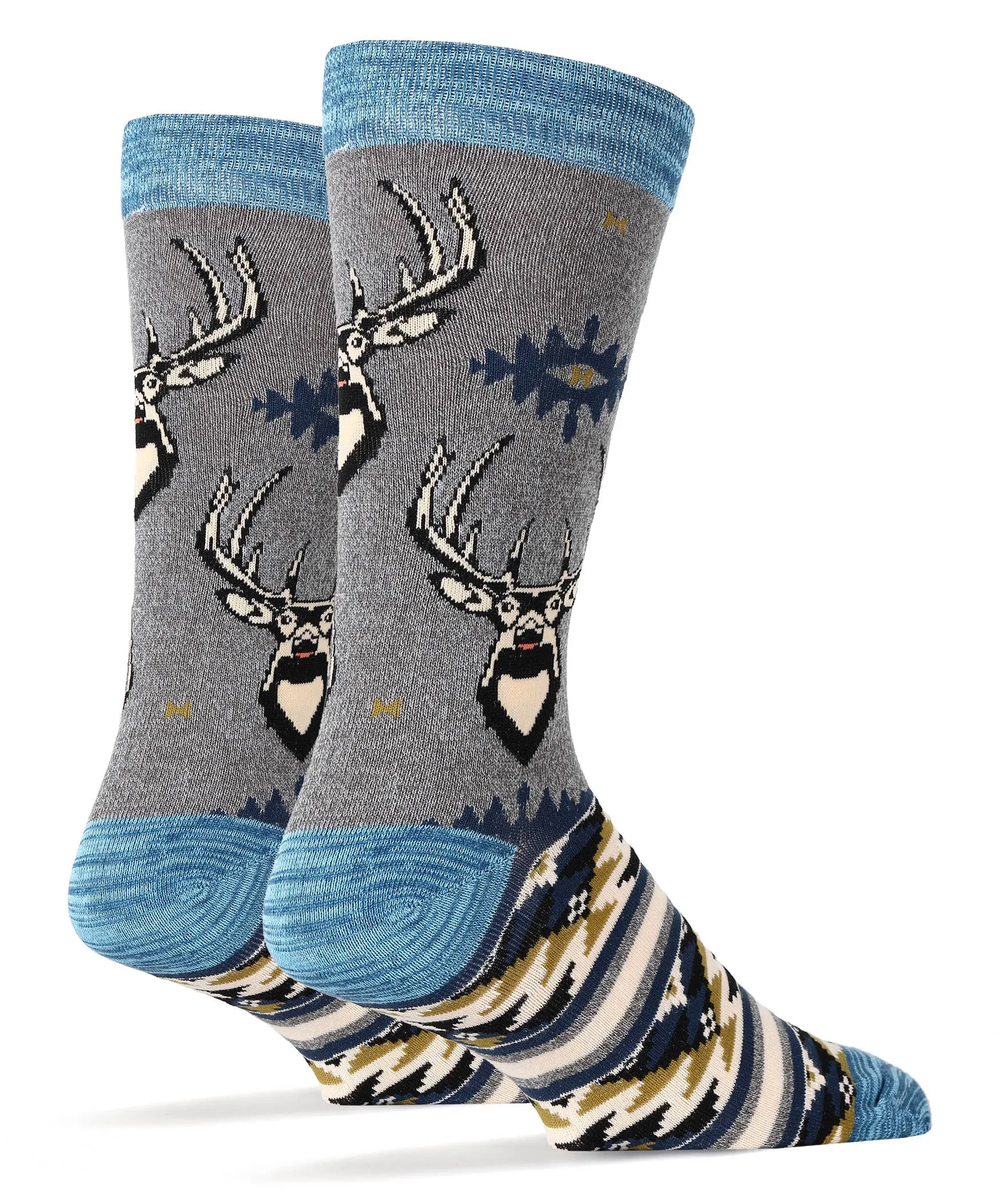 Deer Grace | Men's Premium Cotton Crew Socks Oooh Yeah sock