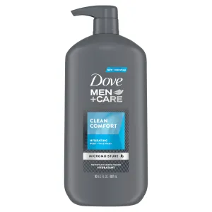 Dove Men Care Body Wash and Face Wash Clean Comfort 30 Oz
