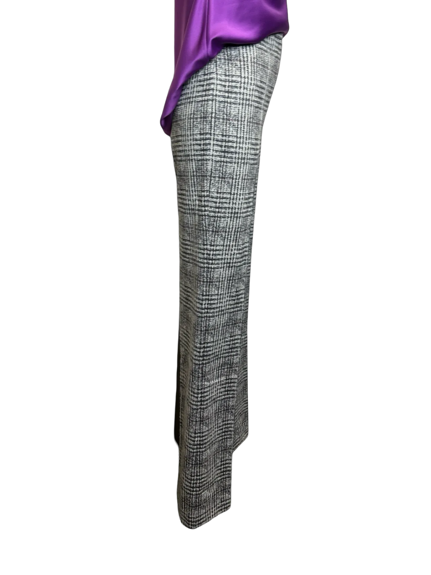 Elysse Pant Neoprene Plush Plaid