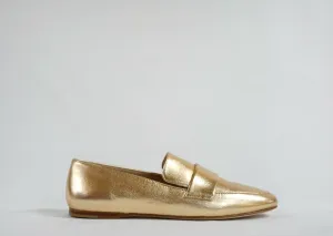 Fabio Rusconi Women's Metallic Champagne Leather Moccasin S3170 40% off