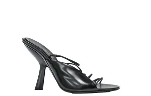 Ferragamo Women's Black Leather Strap Sandal Altaire 10.5cm 0760289 50% OFF