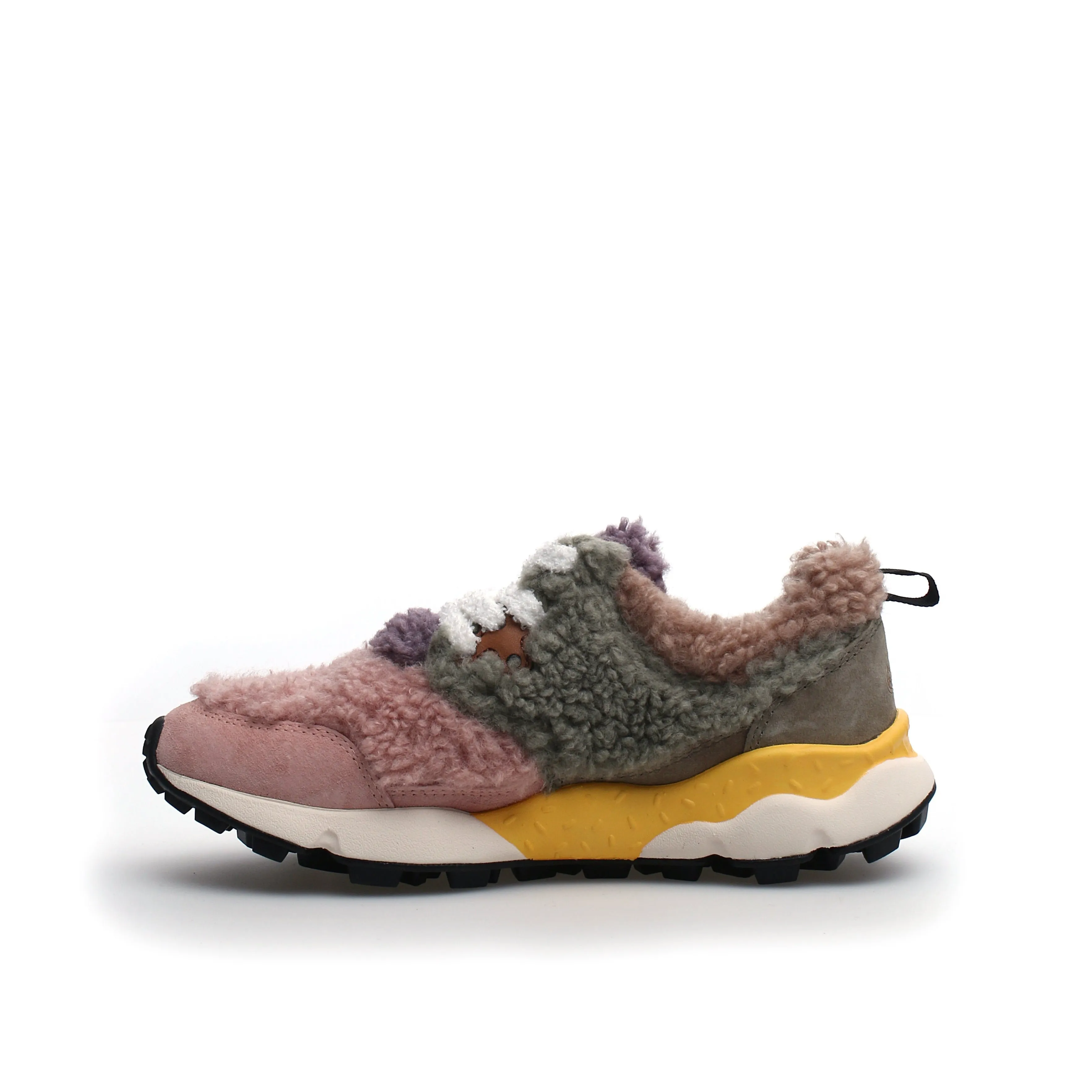*FINAL SALE*Pampas Teddy - Pink-Army Eco Shearling||*VENTE FINALE*Pampas Peluche - Rose-Militaire en peluche écologique