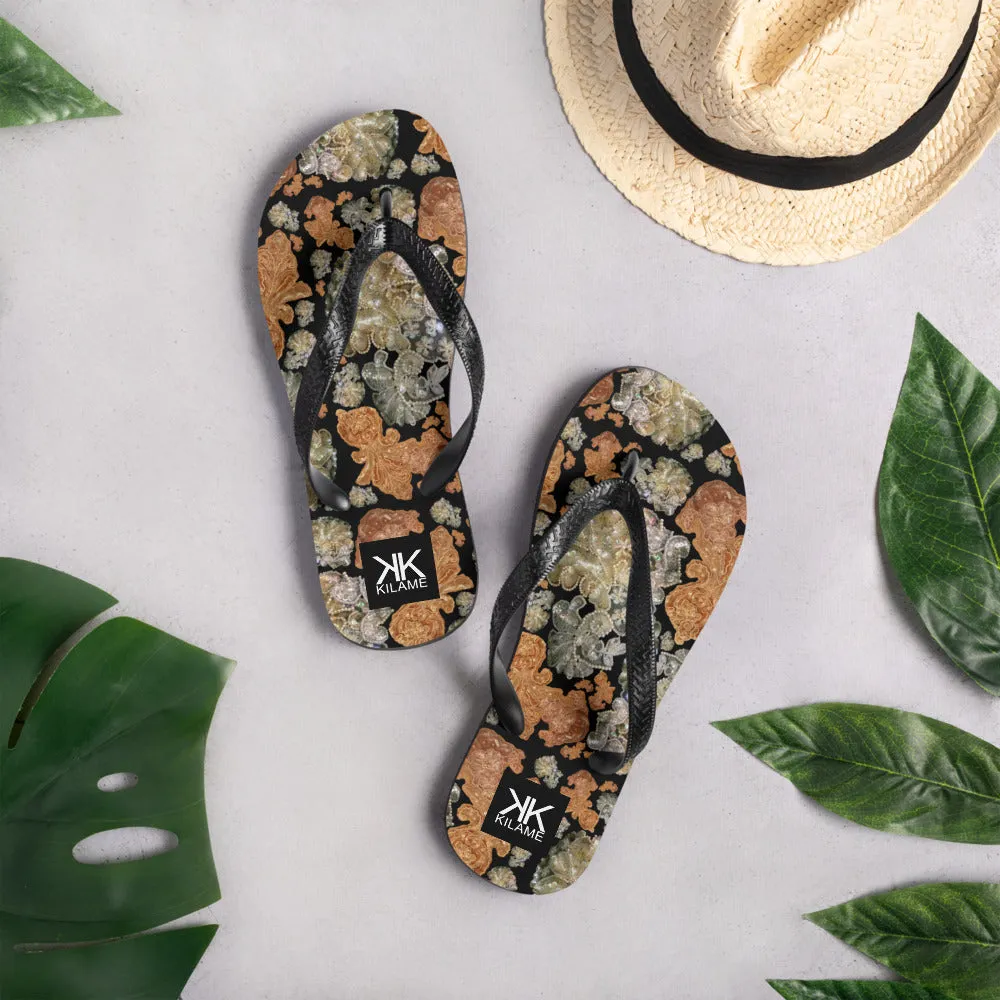 Flip-Flops 'Nude embroidery'