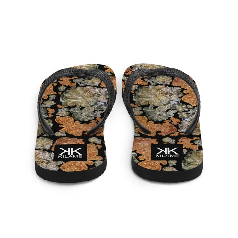 Flip-Flops 'Nude embroidery'