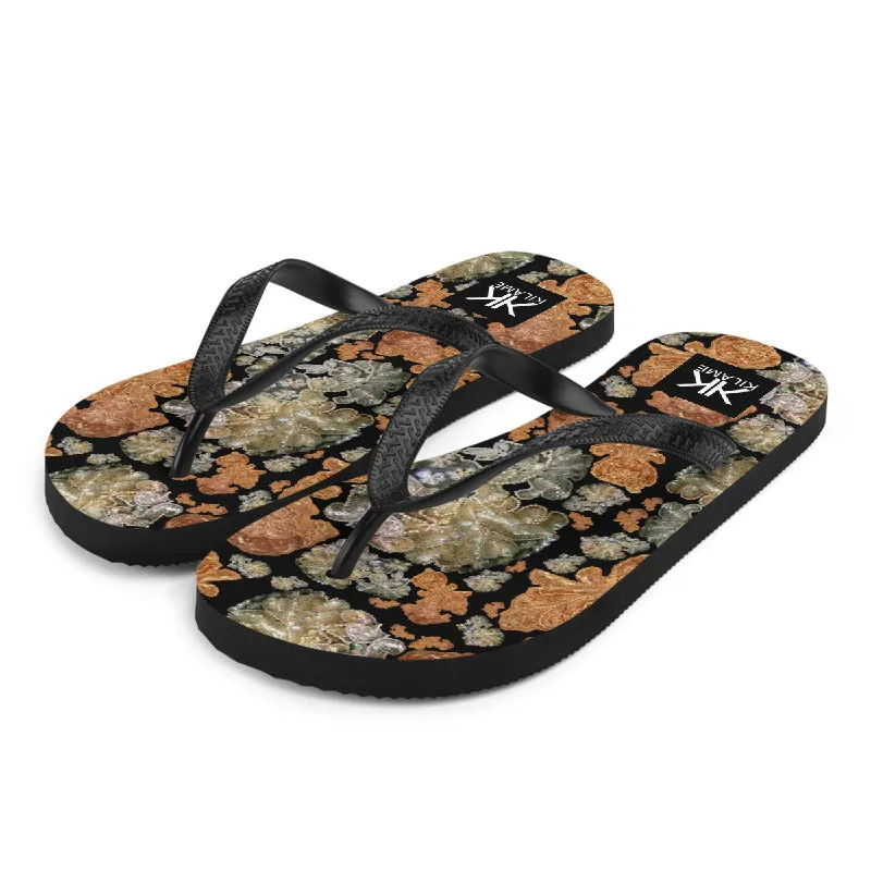 Flip-Flops 'Nude embroidery'