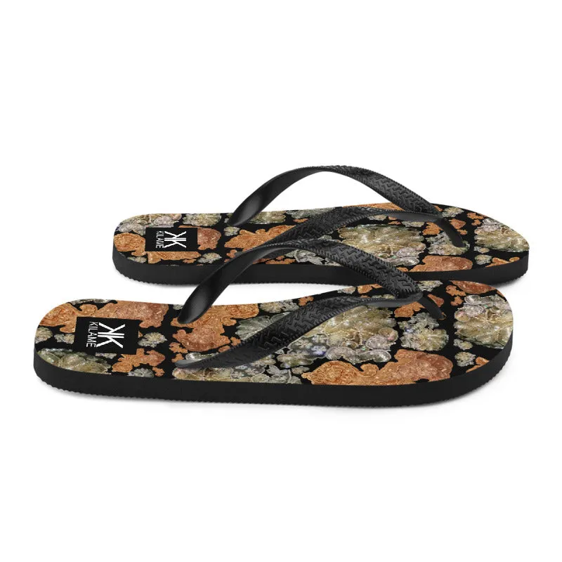Flip-Flops 'Nude embroidery'