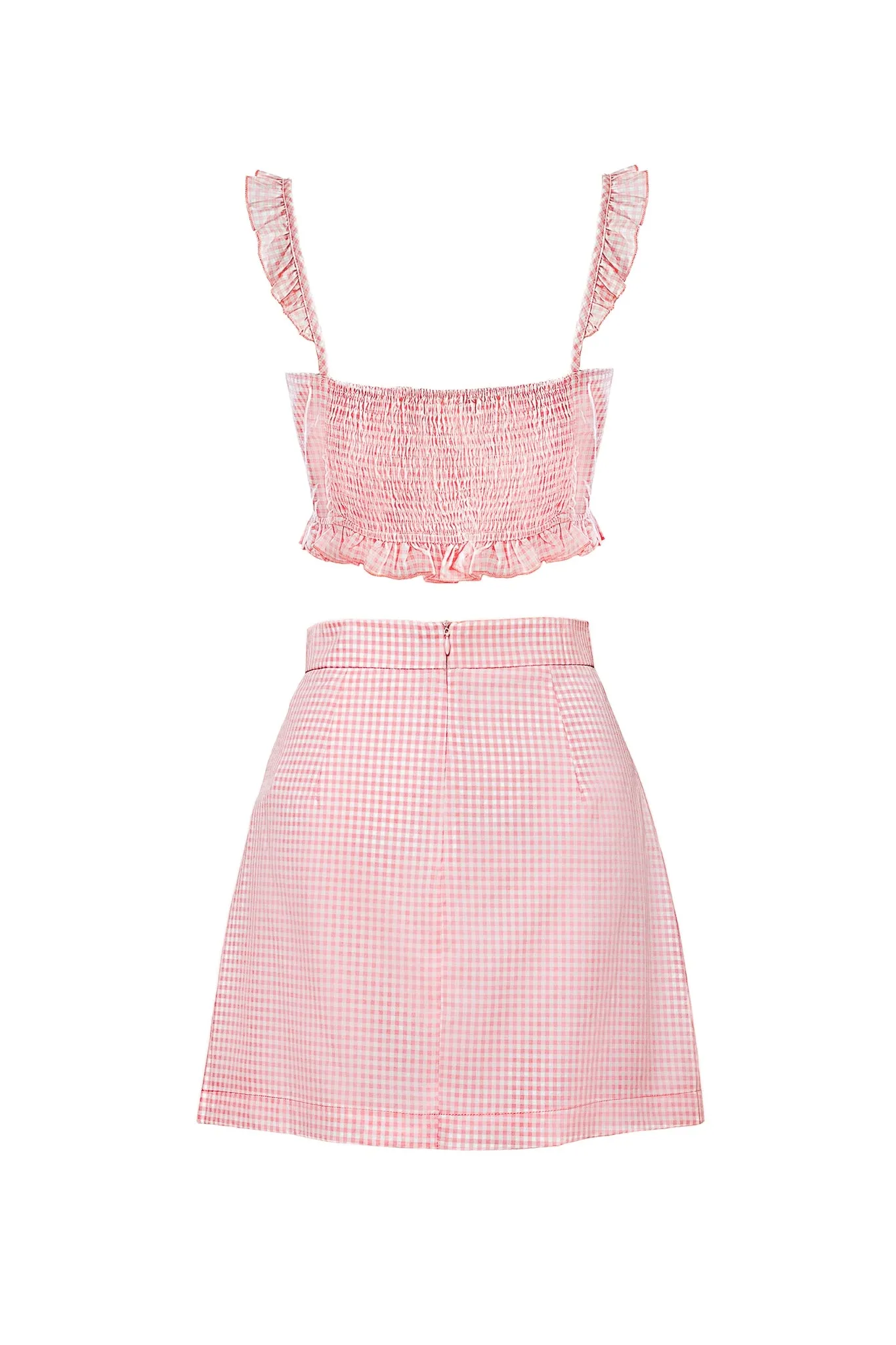 Flirty Gingham Two-Piece Set