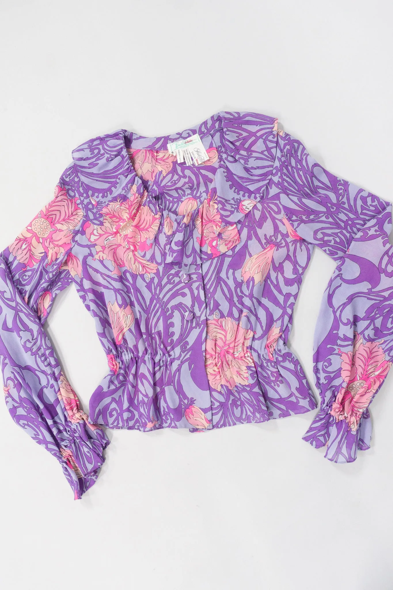 Floral Blouse & Skirt