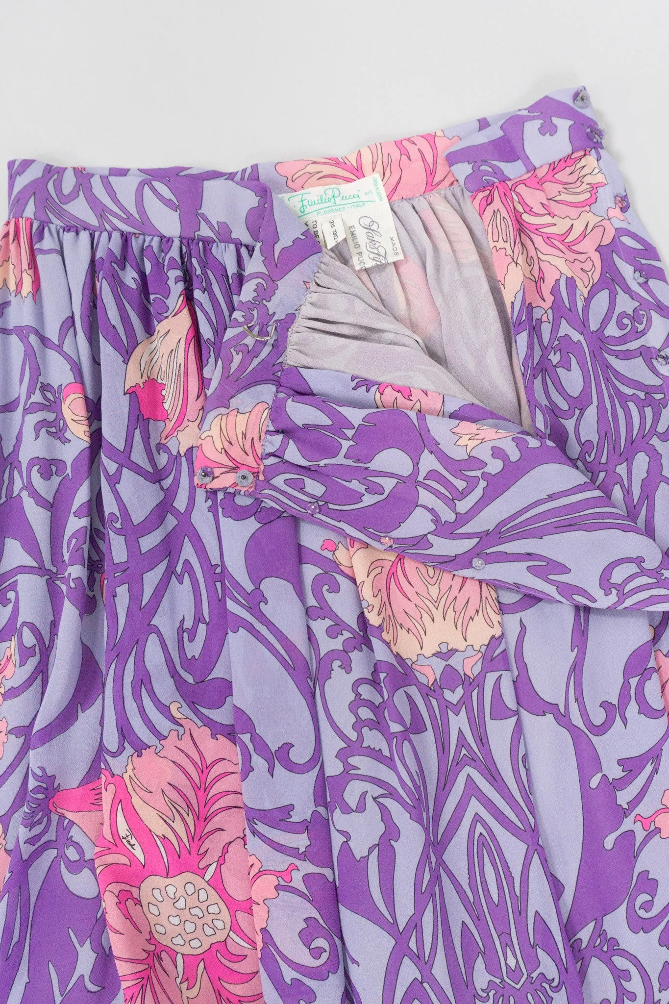 Floral Blouse & Skirt