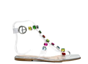 Gianvito Rossi Women's Multi Crystal Jewel Sandal G32243 40% OFF