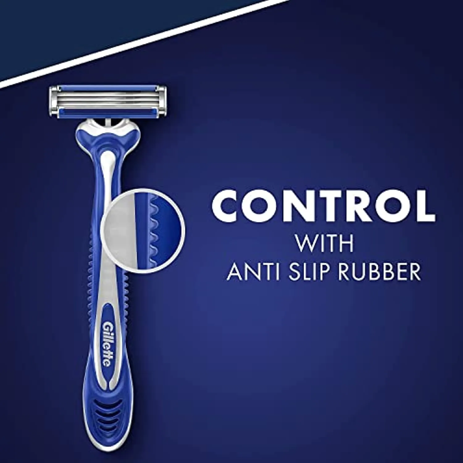 Gillette Sensor3 Comfort Disposable Razors for Men, 8 Count, Lubrastrip Glides Easily Over Your Skin