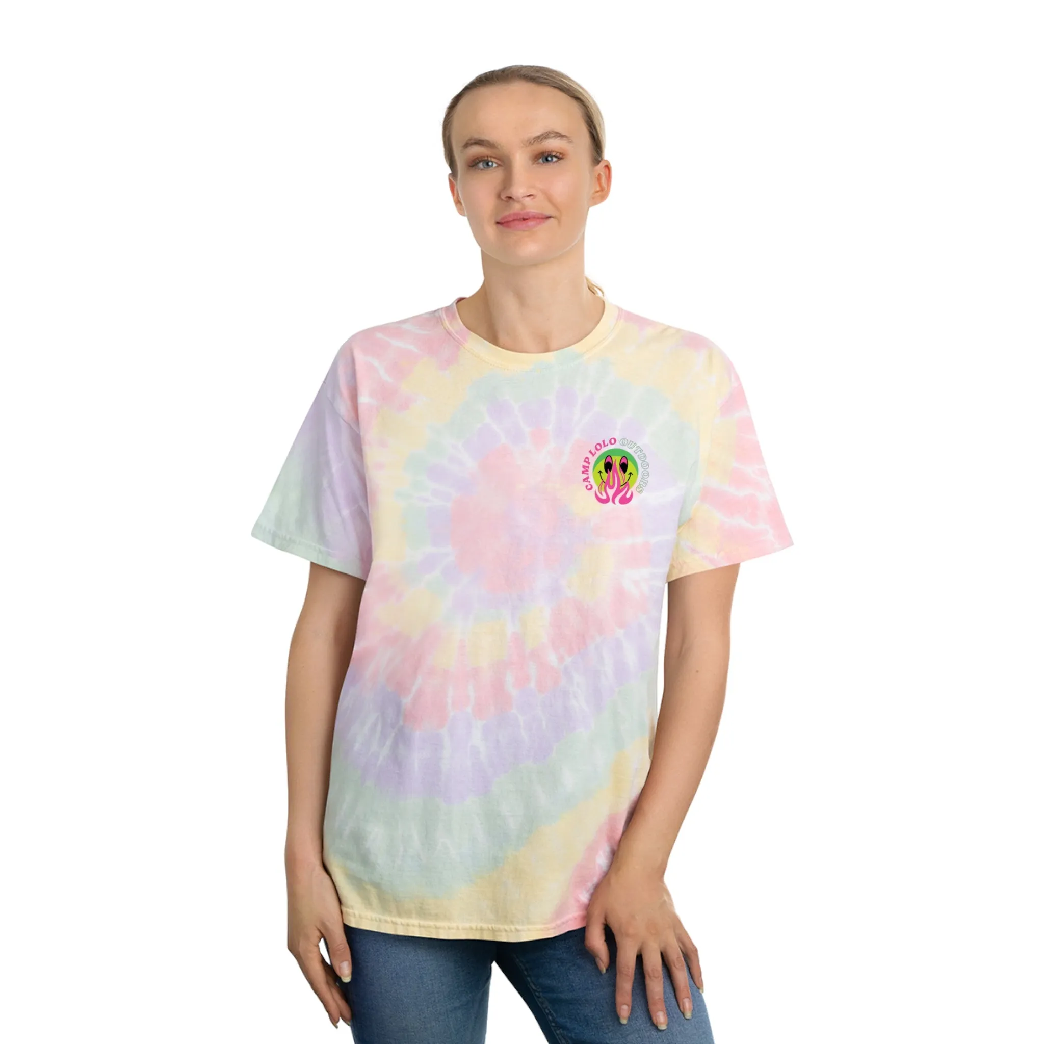 Happy Camper Tie-Dye Tee