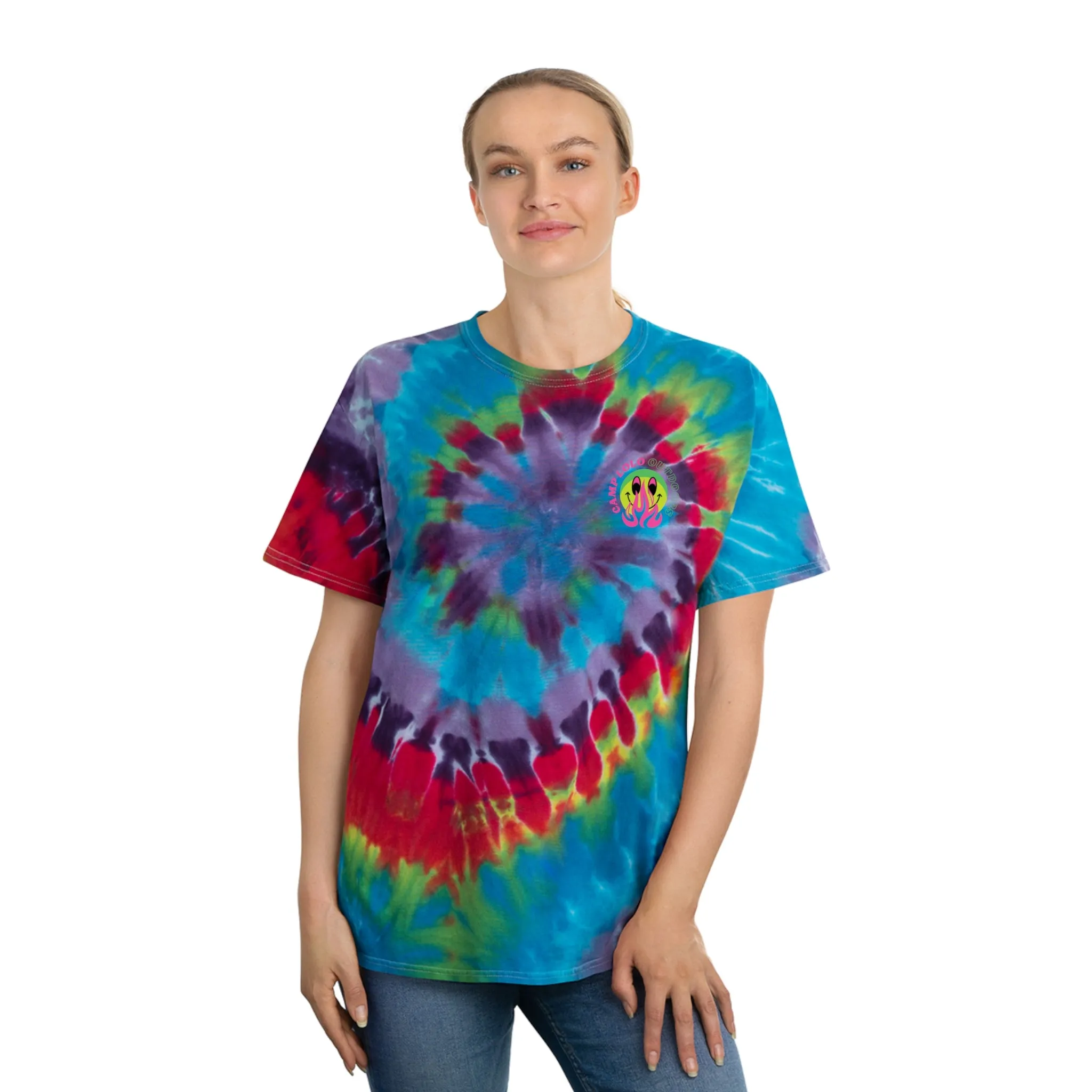 Happy Camper Tie-Dye Tee