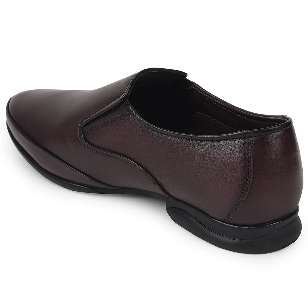 Healers Brown Formal Non Lacing Moccasins For Mens J757-03 By Liberty
