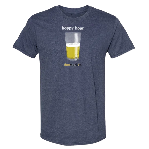 Hoppy Hour Lightweight Unisex Cotton/Poly Blend SS Tee