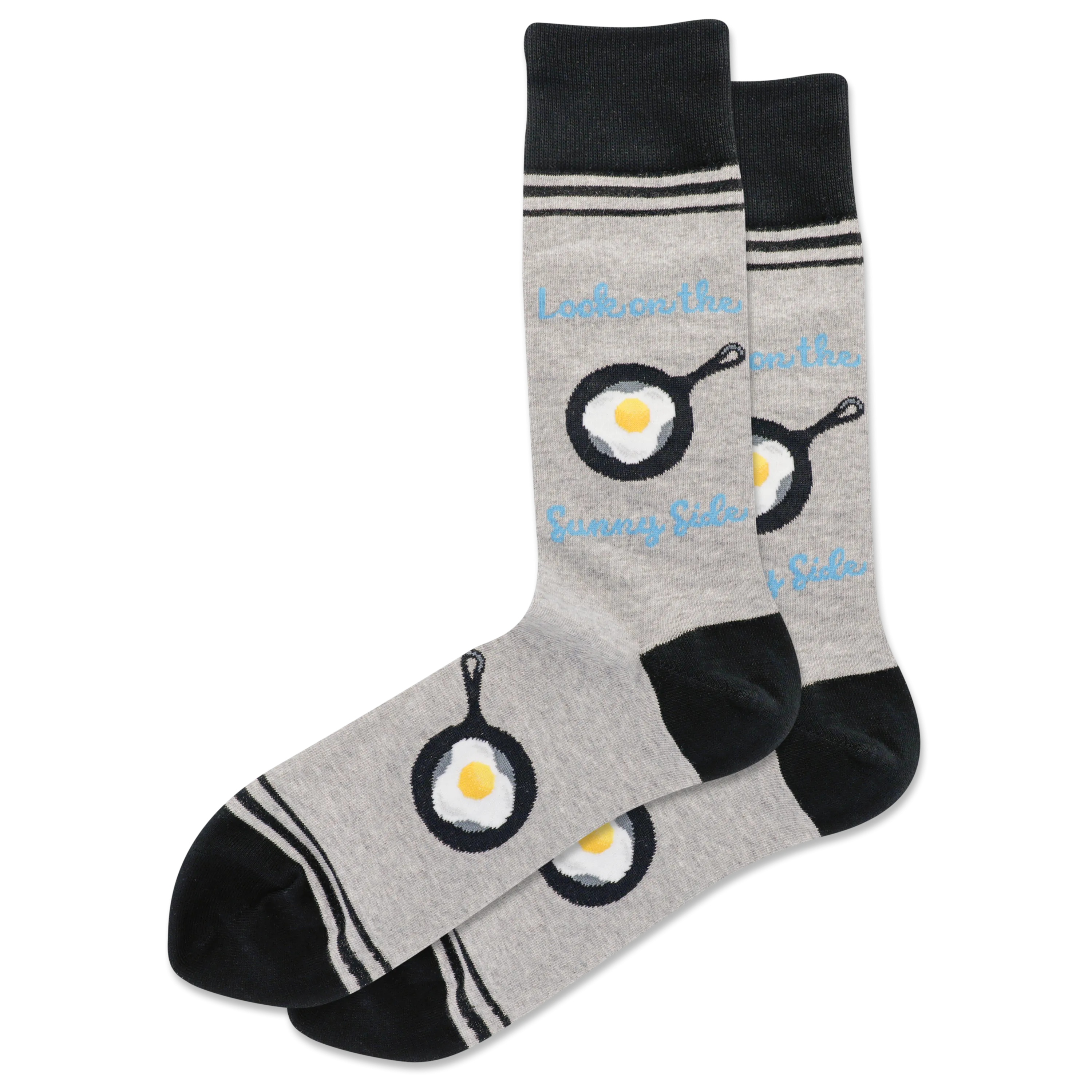 HOTSOX Men's Look on the Sunny Side Crew Socks