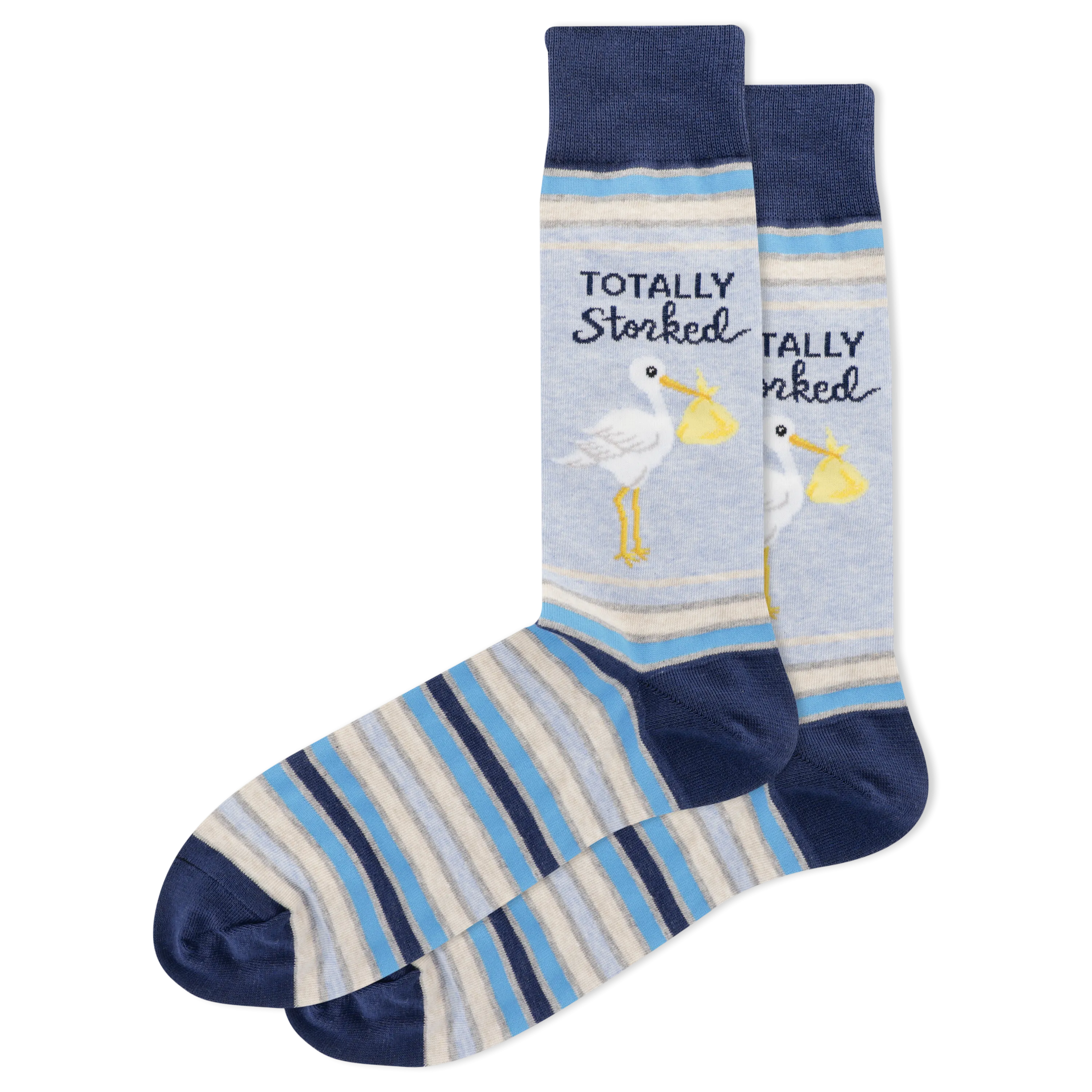 HOTSOX Men's Totally Storked Crew Socks