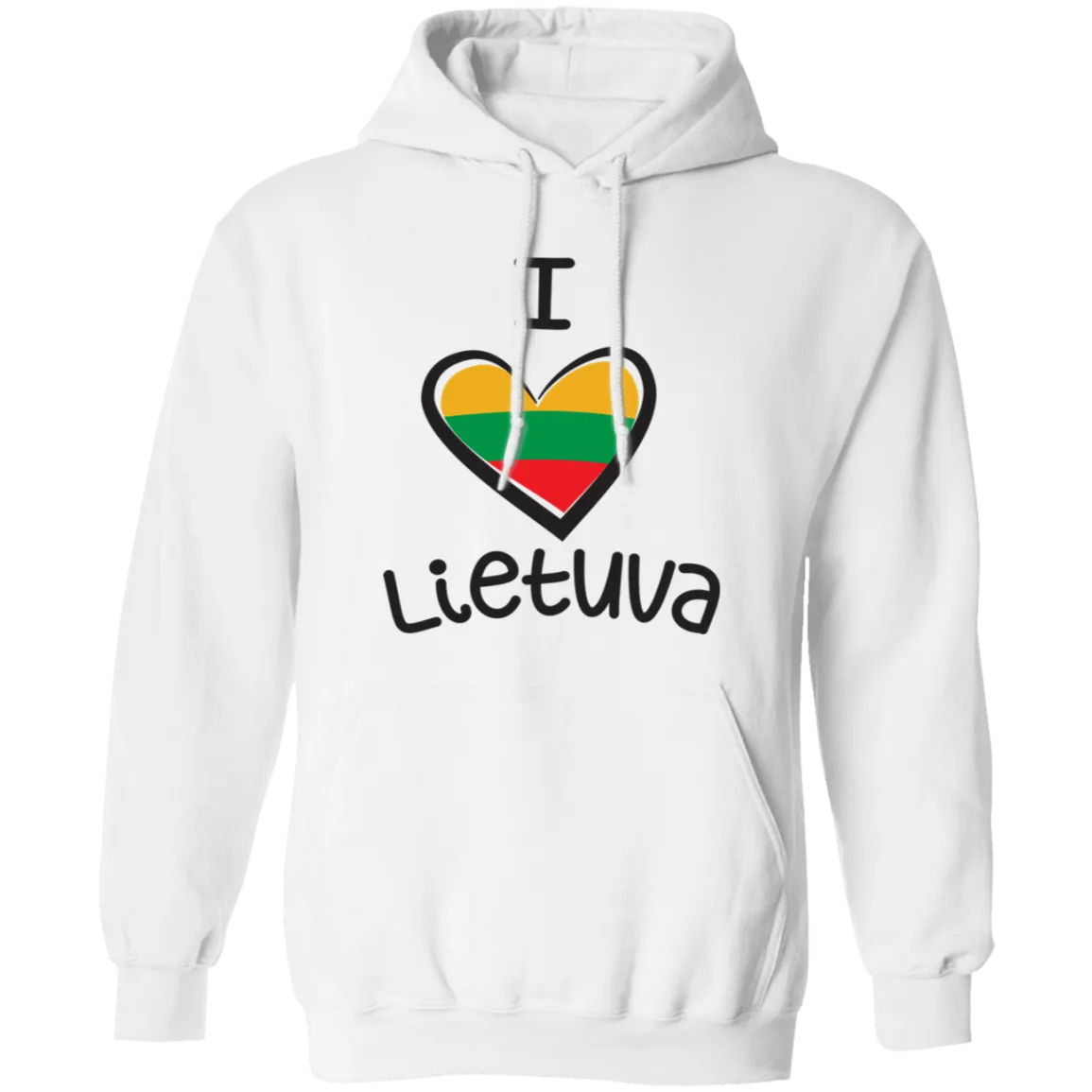 I Love Lietuva - Men/Women Unisex Comfort Pullover Hoodie