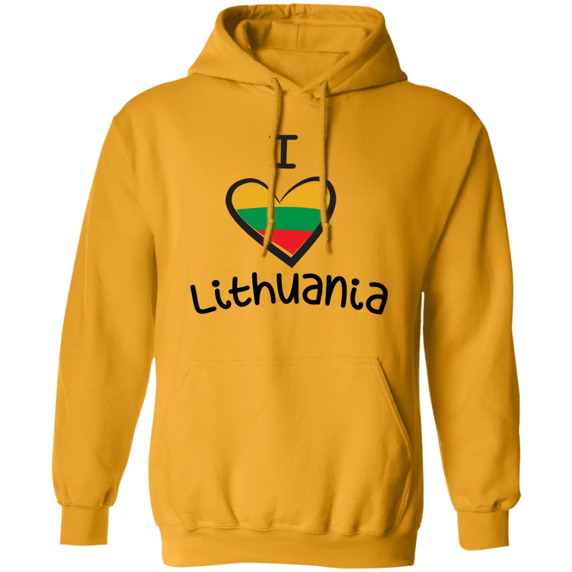 I Love Lithuania - Men/Women Unisex Comfort Pullover Hoodie