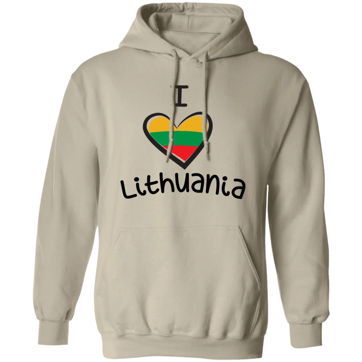 I Love Lithuania - Men/Women Unisex Comfort Pullover Hoodie