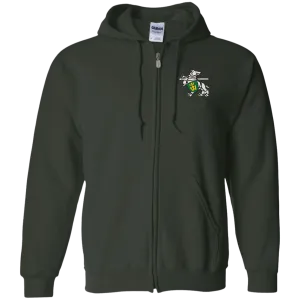 Iron Wolf Mindaugas - Men/Women Unisex Comfort Full-Zip Hoodie