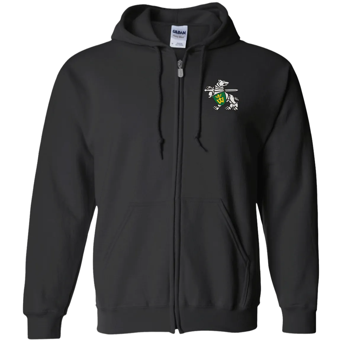 Iron Wolf Mindaugas - Men/Women Unisex Comfort Full-Zip Hoodie