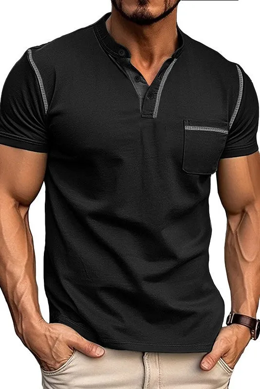 James Henley with Pocket - Black