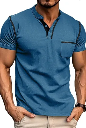 James Henley with Pocket - Blue