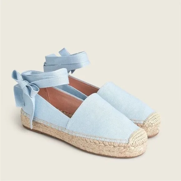 J.Crew Canvas espadrille flats