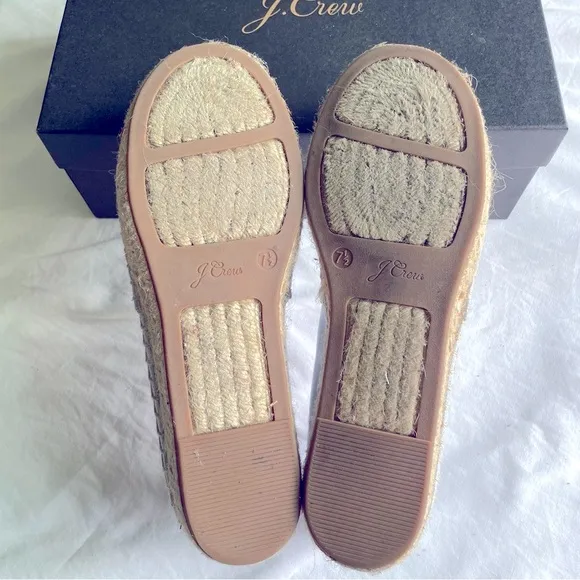 J.Crew Canvas espadrille flats
