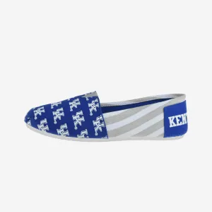 Kentucky Wildcats Womens Stripe Canvas Shoe