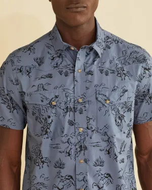 Laramie Snap Front Western Graphic Shirt