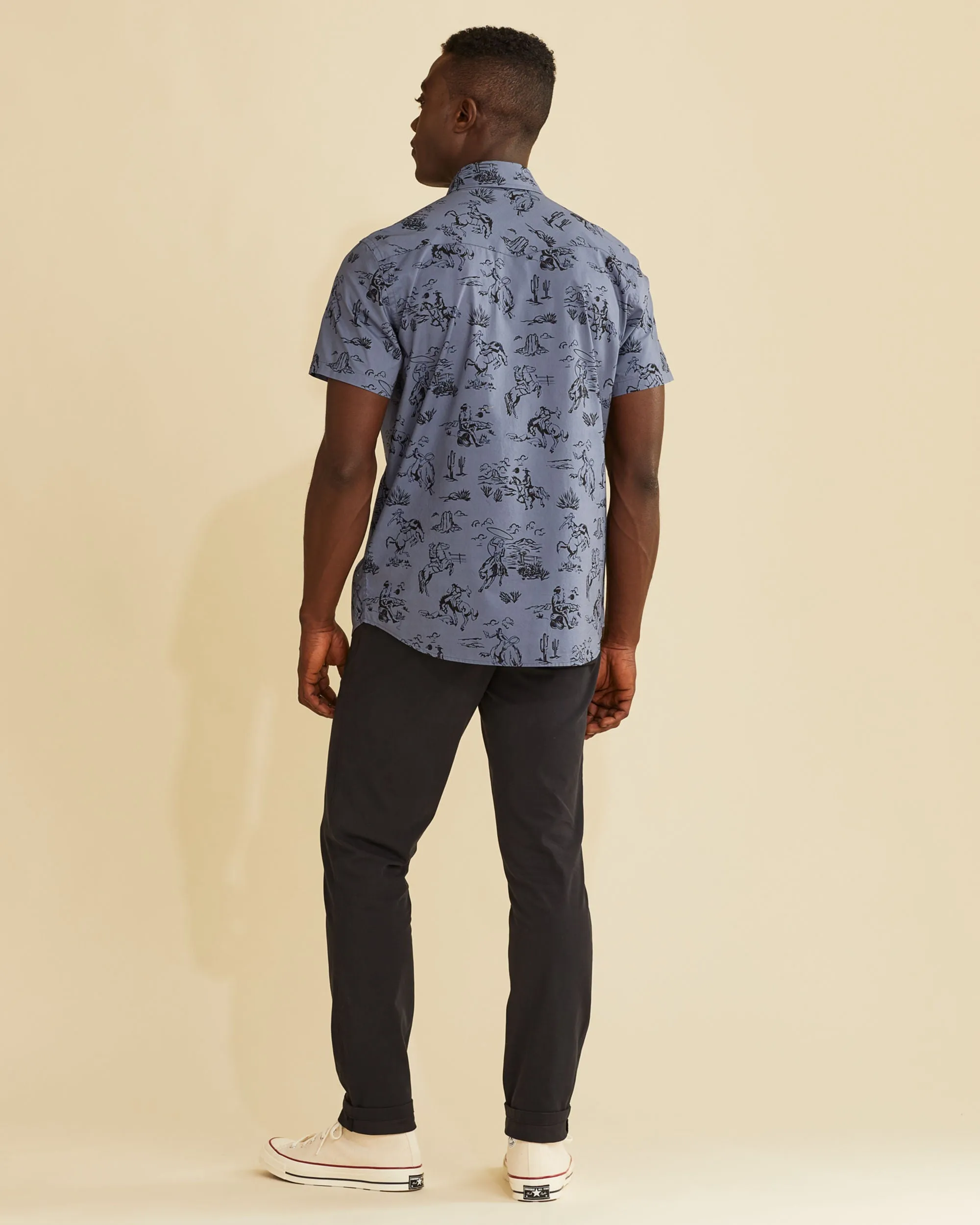 Laramie Snap Front Western Graphic Shirt