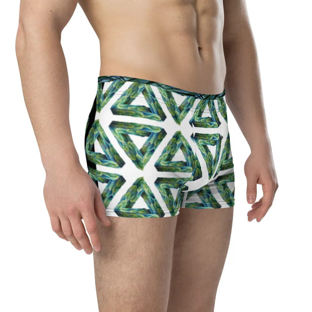 Leafy Triangles - Crazy-Ass Undies - Men's Boxer Briefs