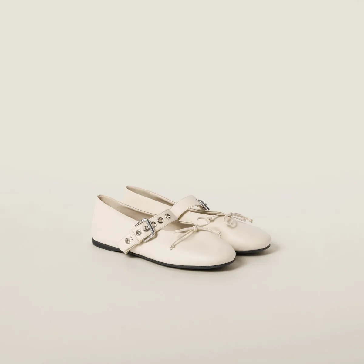 Leather Ballerinas