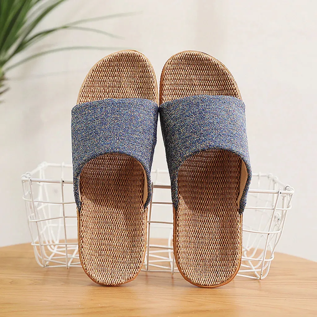 Leinen-Herrenschuhe Farblich abgestimmte Freizeit-Bodenschuhe von Elegant Steps