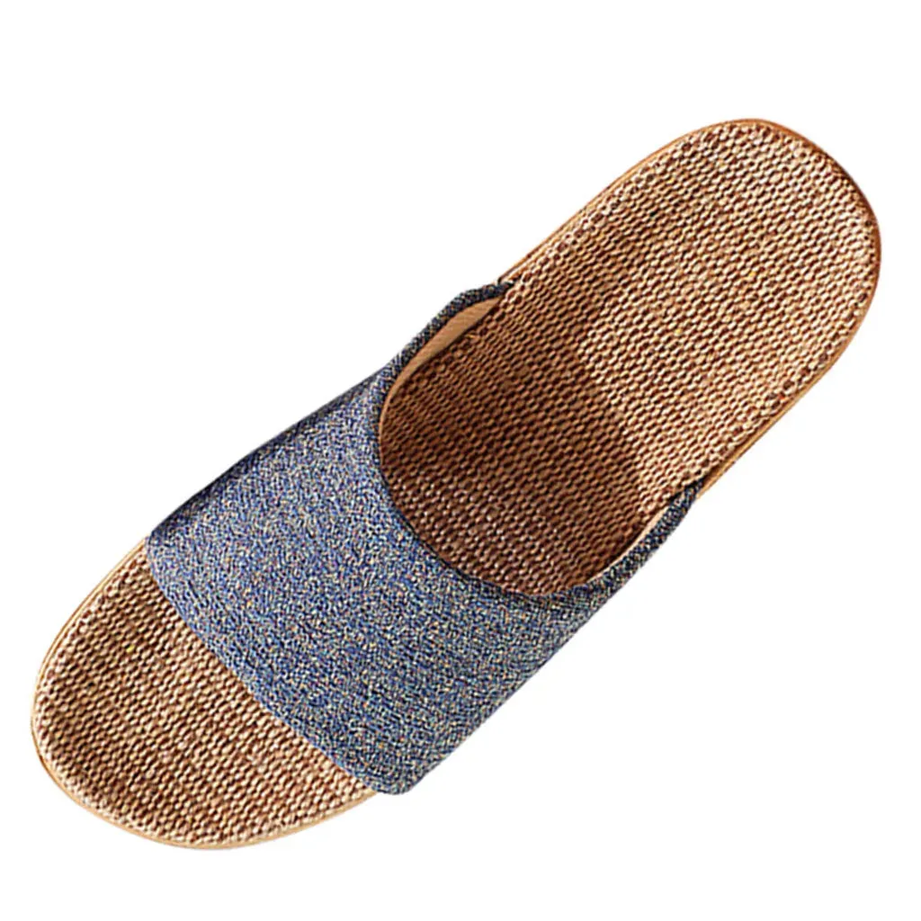 Leinen-Herrenschuhe Farblich abgestimmte Freizeit-Bodenschuhe von Elegant Steps